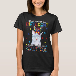 Was macht Sie zu einer anderen Katzenautismus-Mama T-Shirt