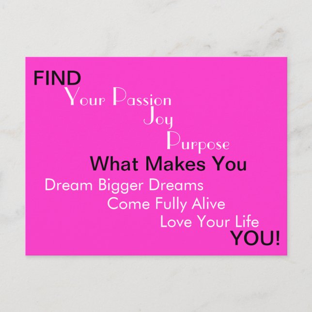 WAS MACHT SIE ZUR Postkarte? Postkarte (Vorderseite)