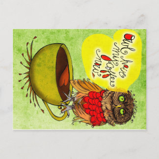 Was mein #Coffee mir sagt - OWLHAVEMYCOFFEENOW Postkarte