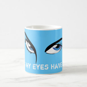 Was meine Augen gesehen haben Kaffee Tasse Cup