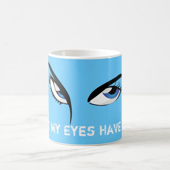 Was meine Augen gesehen haben Kaffee Tasse Cup (Mittel)