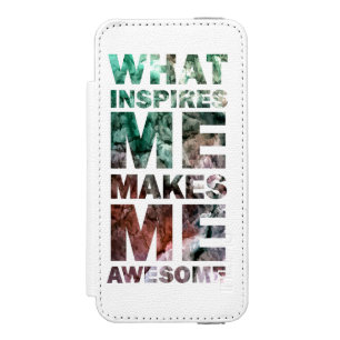 Was mich inspiriert, macht mich fantastische 2 incipio watson™ iPhone 5 geldbörsen hülle