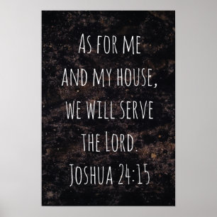 Was mich und mein Haus abstrakt schwarz angeht Poster