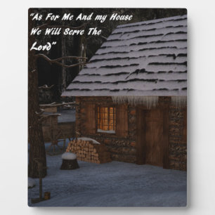 Was mich und mein Haus betrifft Fotoplatte