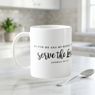 Was Mich Und Mein Haus Betrifft Josua 24,15 Kaffeetasse