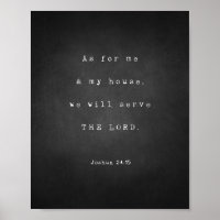 Was mich und mein Haus betrifft, THE LORD, Joshua 