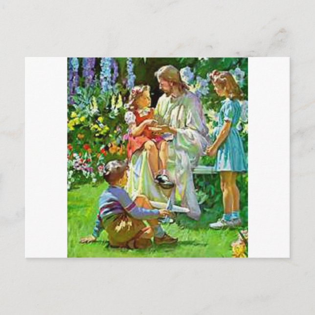 Was mit Ihren Händen passiert ist Postkarte (Vorderseite)