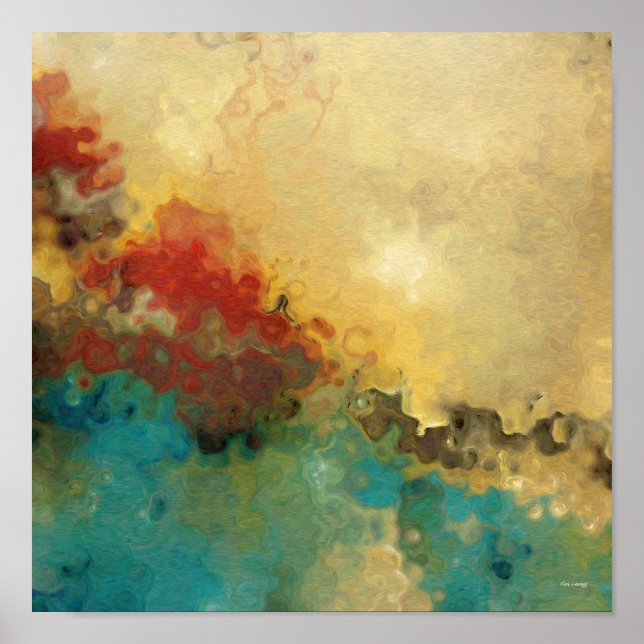 Was nicht gesehen wird, ist ewig. 2 Korinther 4:18 Poster (Vorne)