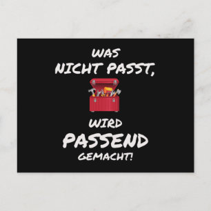 Was nicht passt, wird für die postkarte