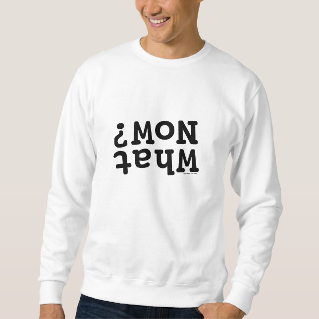 Was nun? sweatshirt (Vorderseite)