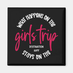Was passiert auf der Girls Trip Funny Custom Magnet