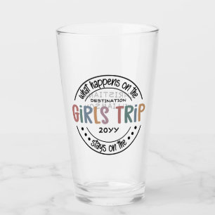 Was passiert auf Girls Trip Custom Girls Weekend Glas