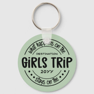 Was passiert auf Girls Trip Custom Girls Weekend Schlüsselanhänger