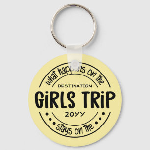 Was passiert auf Girls Trip Custom Girls Weekend Schlüsselanhänger