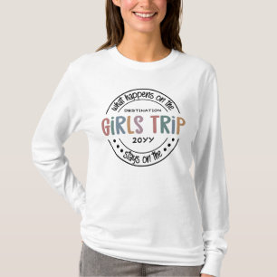 Was passiert auf Girls Trip Custom Girls Weekend T-Shirt
