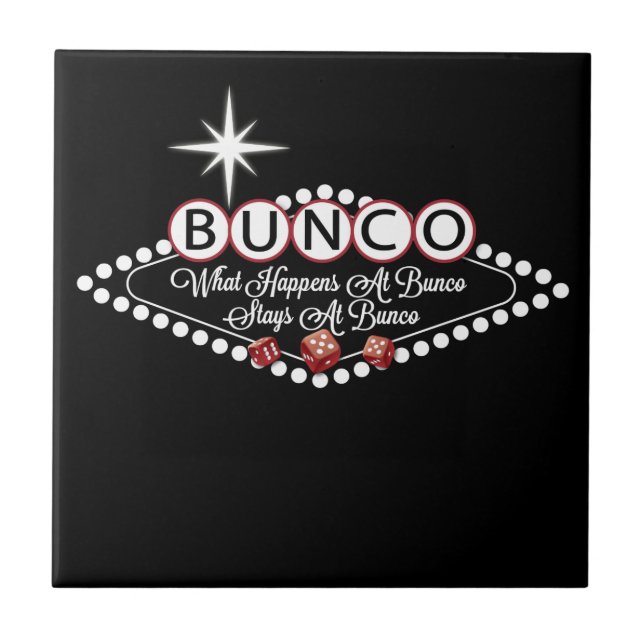 Was passiert bei Bunco Bleibe bei Bunco Fun Fliese (Vorderseite)
