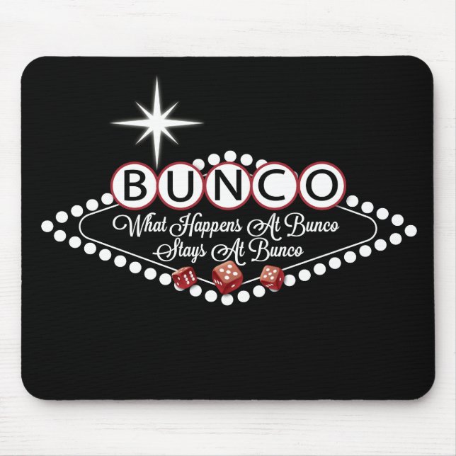 Was passiert bei Bunco Bleibe bei Bunco Fun Mousepad (Vorne)