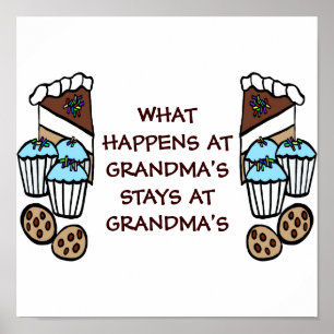 Was passiert bei den Bleibe von Oma auf Oma Poster