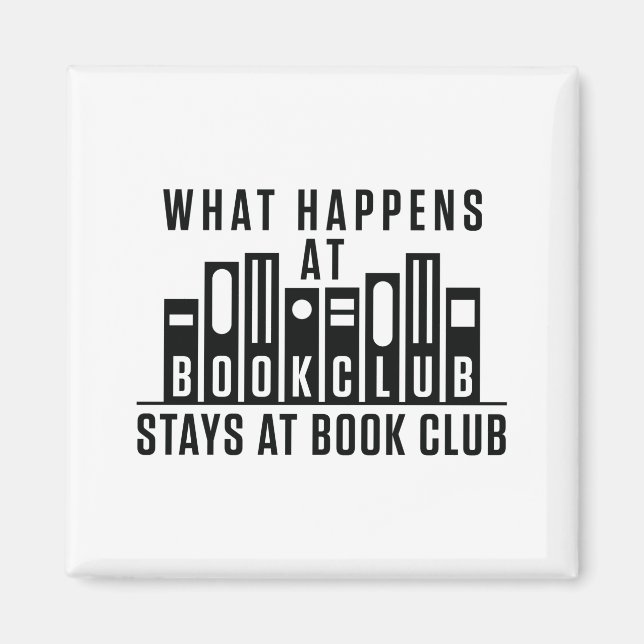 Was passiert im Book Club Bleibe im Book Club Magnet (Vorne)