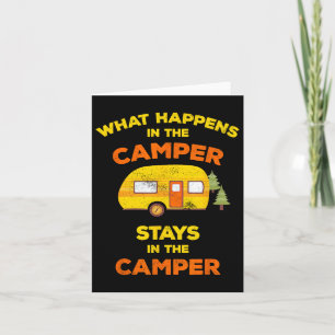 Was passiert im Camper Bleibe im Camper-Camping Karte