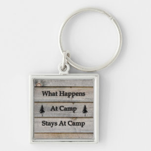 Was passiert im Lager bleibe? Schlüsselanhänger