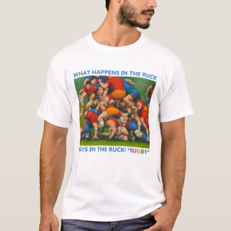 Was passiert im Ruck - Rugby T - Shirt