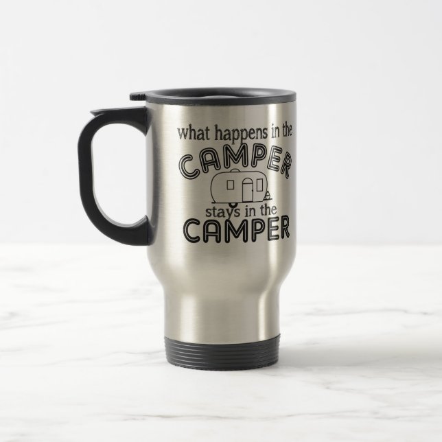 Was passiert in den Camper-Tasse? Reisebecher (Links)
