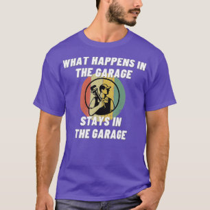 Was passiert in der Garage Funny Hobby Klempner T-Shirt