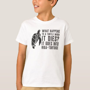 Was passiert mit einem Geschenk von Schildkrötensc T-Shirt