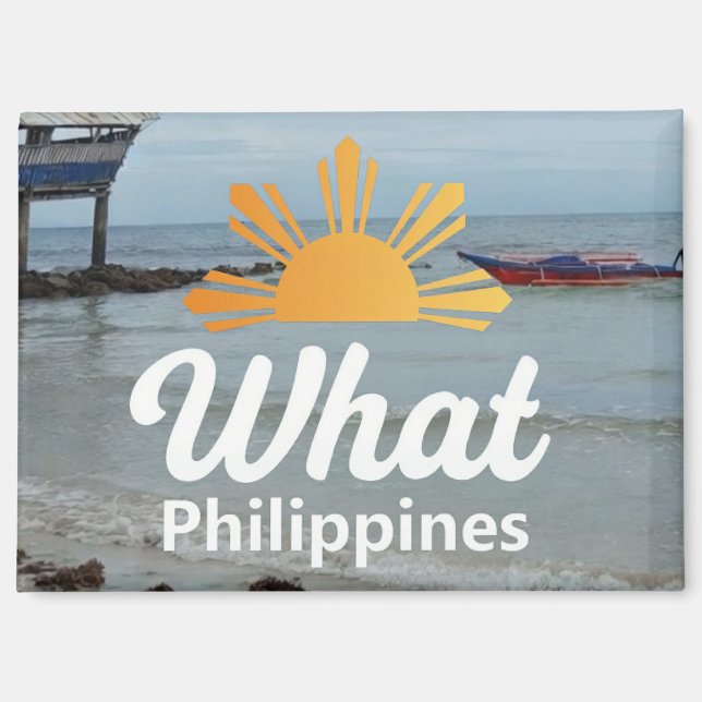 Was Philippinen Magnet  (Vorderseite)
