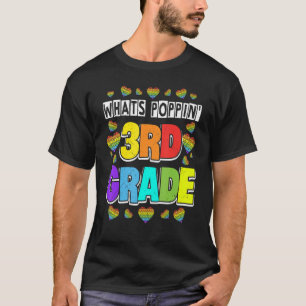 Was Poppin 3. Klasse Herzinfarkt Pop It First D T-Shirt