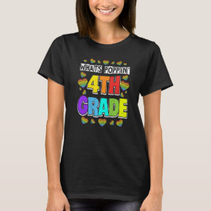 Was Poppin 4. Klasse Herzinfarkt Pop It First D T-Shirt