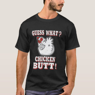 Was Ratet Man Hühnerarsch Lustiger Bauernhof Tier  T-Shirt