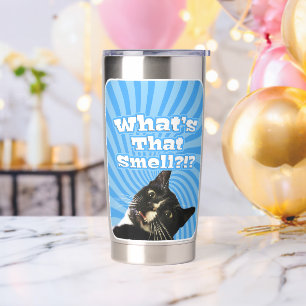 Was riecht das epische Tuxedo Cat Foto? Thermobecher