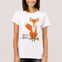 Was sagt der Fuchs, Illustration Frauen T-Shirt