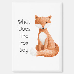 Was Sagt der Fuchs? Magnet