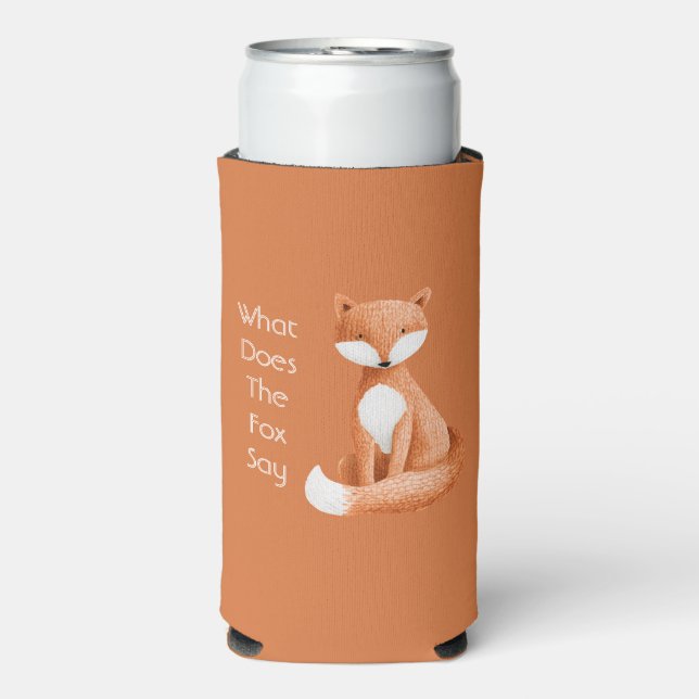 Was sagt der Fuchs? Selters Dosenkühler (Seltzer Vorderseite)