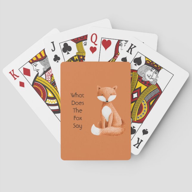 Was Sagt der Fuchs? Spielkarten (Rückseite)