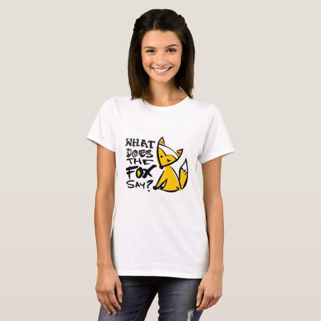 Was sagt der Fuchs? T-Shirt (Vorne ganz)