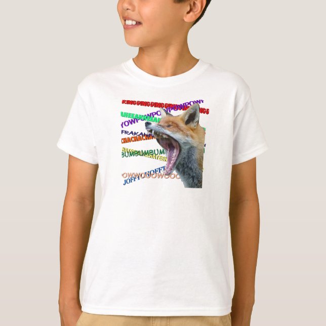 Was sagt der Fuchs? T-Shirt (Vorderseite)