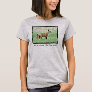 Was sagt der Fuchs? T-Shirt