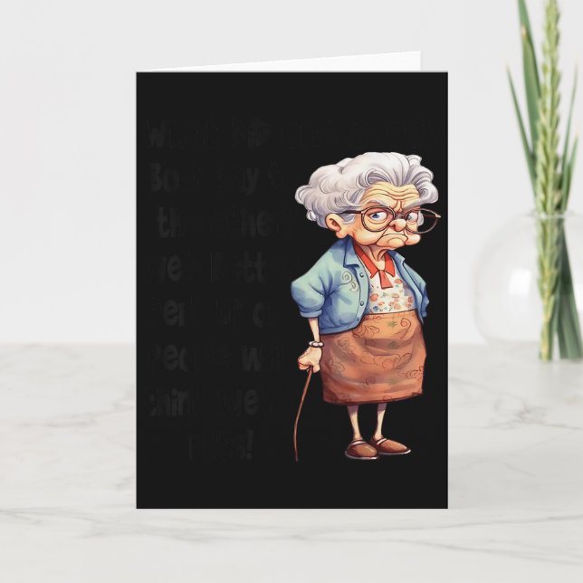 Was sagte das eine Durchhängende zum anderen Wir s Karte (Vorderseite)