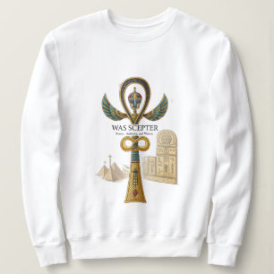 Was Scepter Sweatshirt – Altägyptische Machts-Symb