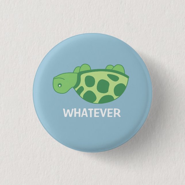 Was Schildkröte Button (Vorderseite)