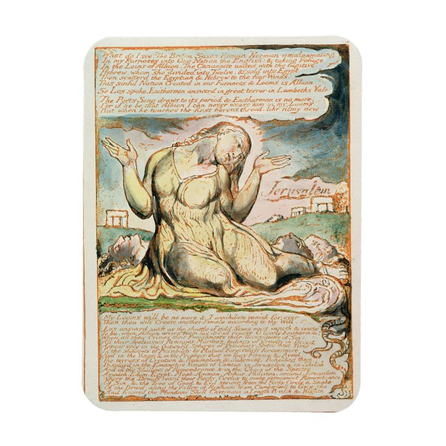 'Was sehe ich!..', Teller 92 aus 'Jerusalem' (Be Magnet (Vertikal)