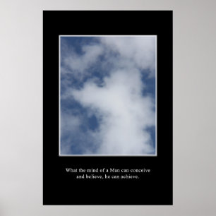 Was Sie begreifen können, können Sie erzielen Poster