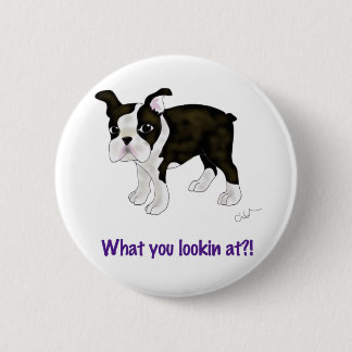 Was Sie betrachtend? Button