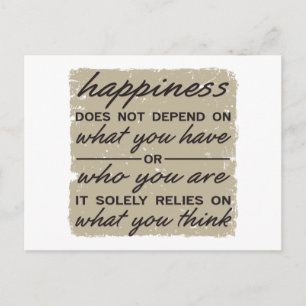 Was Sie denken Postkarte