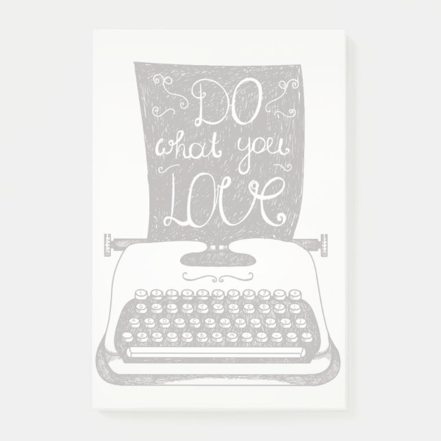 Was Sie Liebe tun Post-it Klebezettel (Vorderseite)