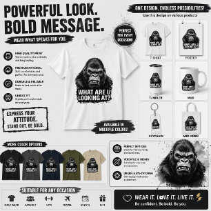 Was Sie Lustig Ansehen Zitat-Shirt T-Shirt